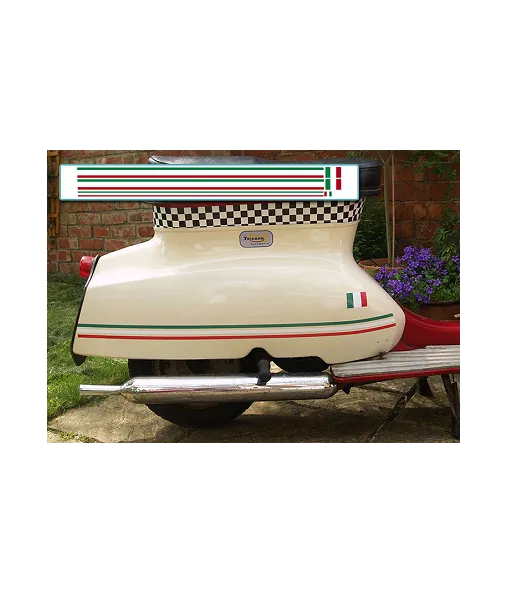 Italian Stripes and Flag Decal