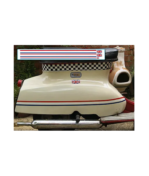 Union Jack Stripes and Flag Decal